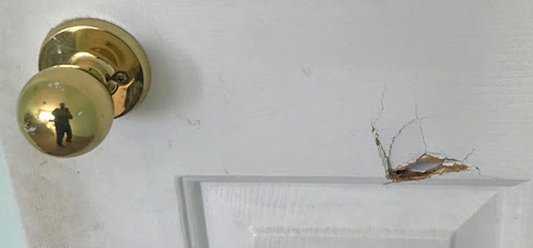 interior door hole repair Rio del Mar